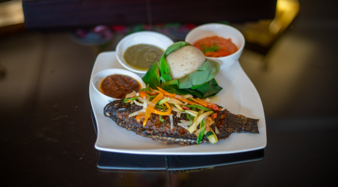 Bank With Tilapia at Regal Hotel Tamale