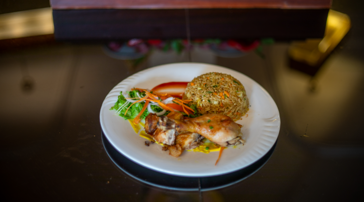 Fried Rice with Chicken At Regal Hotel Tamale