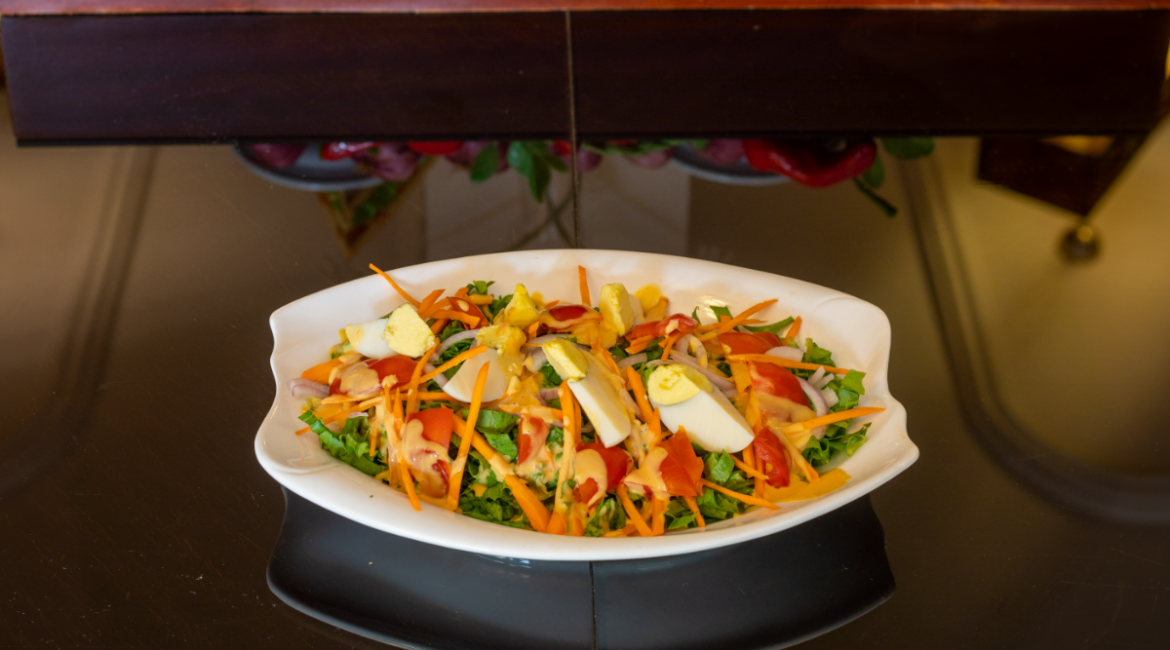 Regal Hotel Salad and vegetables Tamale